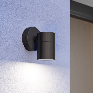 Eglo - Applique murale d'extérieur 1xGU10/28W/230V IP44 noire