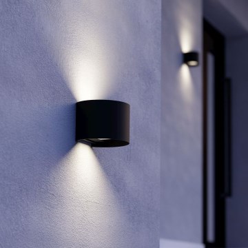 Eglo - Applique murale d'extérieur LED 2xLED/2,8W/230V IP54 noire