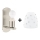 Eglo - Applique murale LED MY CHOICE 1xE14/4W/230V chrome mat/blanc