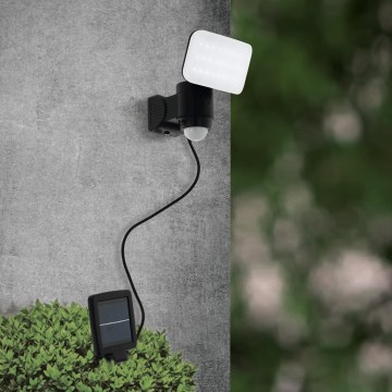 Eglo - Applique murale solaire LED avec détecteur LED/3,7V IP44