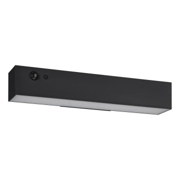 Eglo - Applique solare a LED con sensore LED/6,8W/3,7V 2000 mAh IP54 nera
