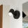 Eglo - Applique spot murale pour salle de bains 1xGU10/5W/230V IP44 noir
