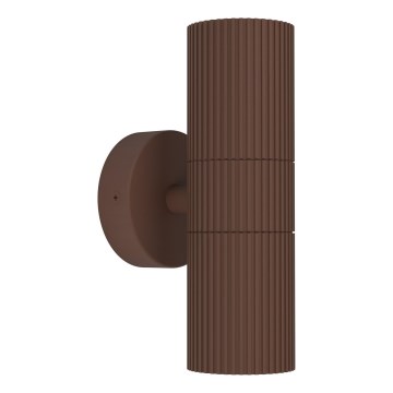 Eglo - Außenwandleuchte 2xGU10/28W/230V IP44 braun