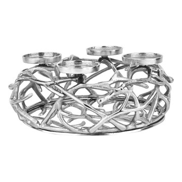 Eglo - Candeliere 13,5x35 cm argento
