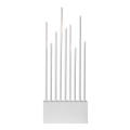 Eglo - Candeliere natalizio 9xE5/0,6W/230/12V bianco
