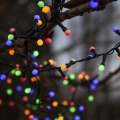 Eglo - Catena luminosa LED natalizia per esterni 300xLED/8 funzioni 11m IP44 multicolore