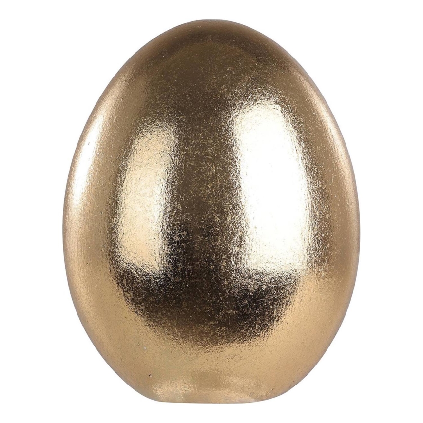 Eglo - Ceramica decorazione 9,5x7 cm uovo/oro