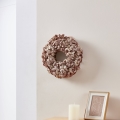 Eglo - Corona di fiori artificiali diametro 35 cm rosa