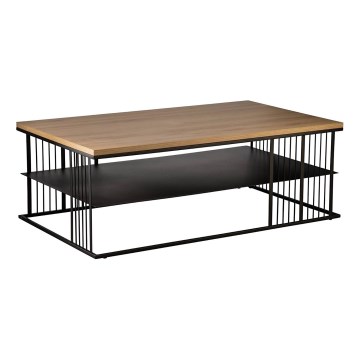 Eglo - Couchtisch 36x100 cm braun/schwarz - FSC-zertifiziert