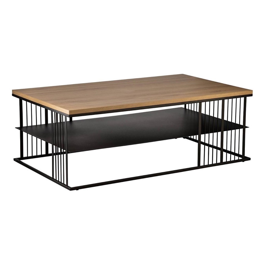 Eglo - Couchtisch 36x100 cm braun/schwarz - FSC-zertifiziert