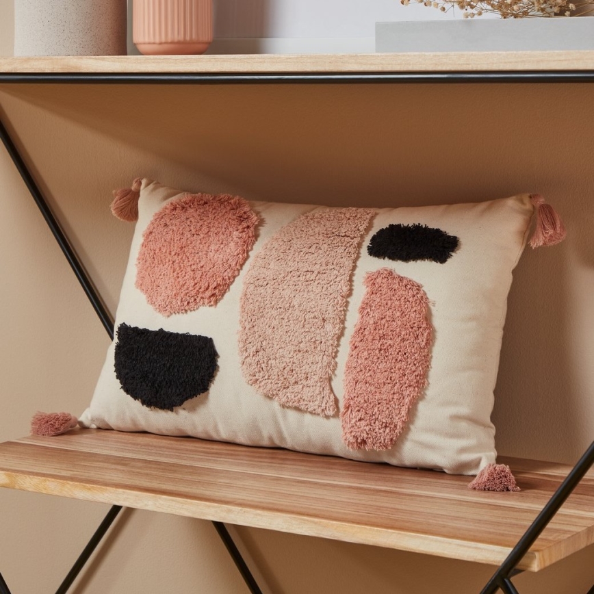Eglo - Coussin décoratif 30x50 cm rose