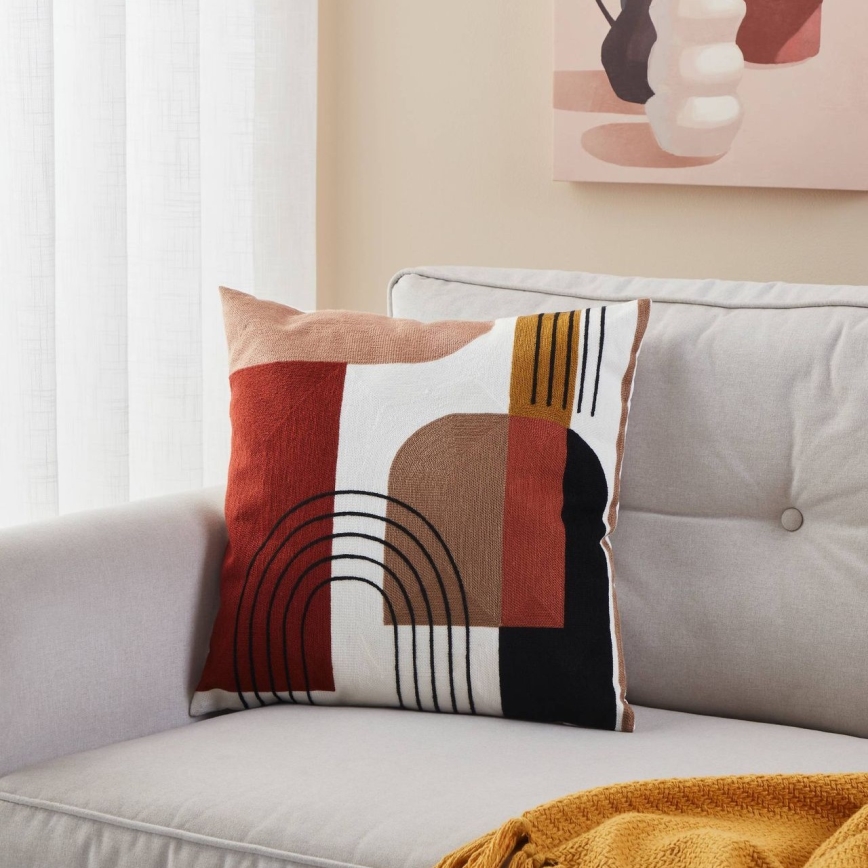 Eglo - Coussin décoratif 45x45 cm coloré
