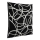 Eglo - Coussin décoratif 45x45 cm noir/blanc