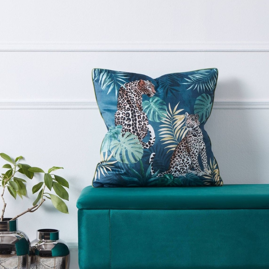 Eglo - Coussin décoratif 45x45 cm vert