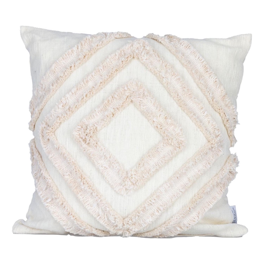 Eglo - Coussin décoratif 50x50 cm crème