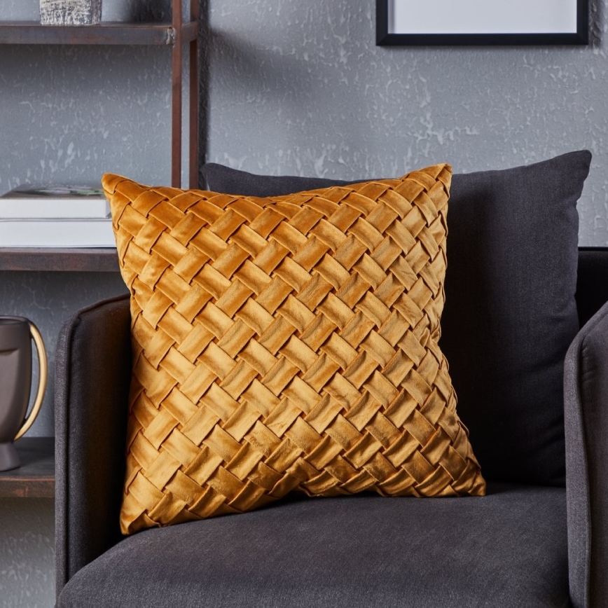 Eglo - Cuscino decorativo 45x45 cm giallo