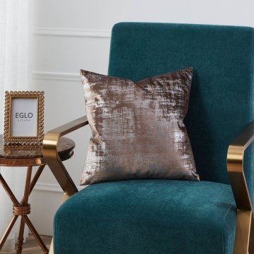 Eglo - Cuscino decorativo 45x45 cm marrone