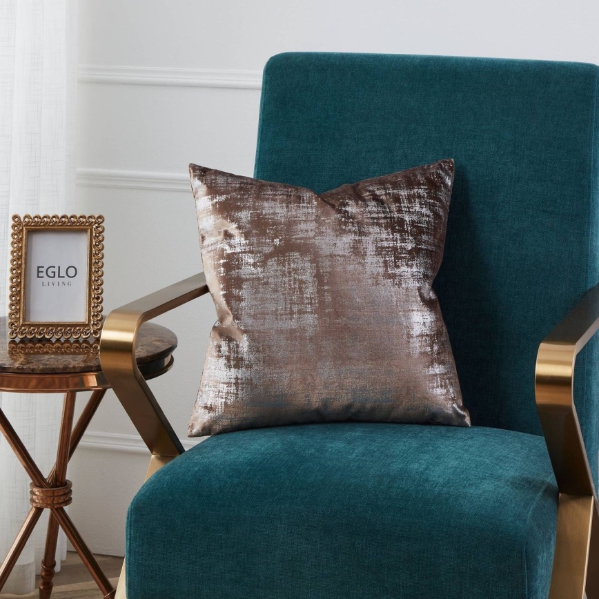 Eglo - Cuscino decorativo 45x45 cm marrone