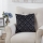 Eglo - Cuscino decorativo 45x45 cm nero/argento