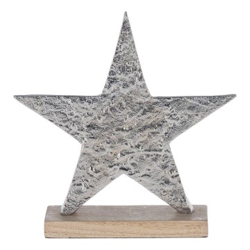 Eglo - Decorazione natalizia 21x20,5 cm stella/argento