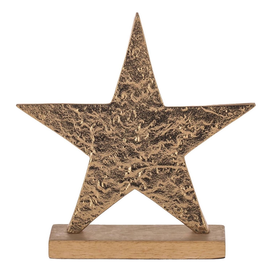 Eglo - Decorazione natalizia 21x20,5 cm stella/oro
