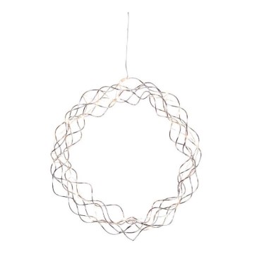 Eglo - Decorazione natalizia LED 30xLED/0,064W/230V cromo lucido