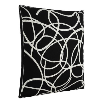 Eglo - Dekoratives Kissen 45x45 cm schwarz/weiß
