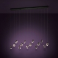 Eglo - Dimmbare LED-Hängeleuchte 14xLED/3W/230V 3000K schwarz/klar