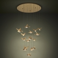 Eglo - Dimmbare LED-Hängeleuchte 17xLED/3W/230V 3000K golden