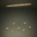 Eglo - Dimmbare LED-Hängeleuchte 8xLED/4,2W/230V 3000K golden