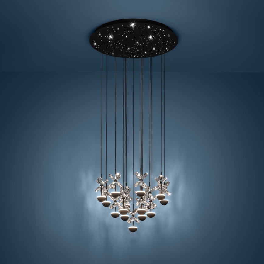 Eglo - Dimmbare LED-Hängeleuchte LED/27W/230V 3000K schwarz