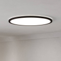 Eglo - Dimmbare LED-Outdoor-Deckenleuchte LED/16,8W/230V 2700-6500K d 50 cm IP44 schwarz + Fernbedienung