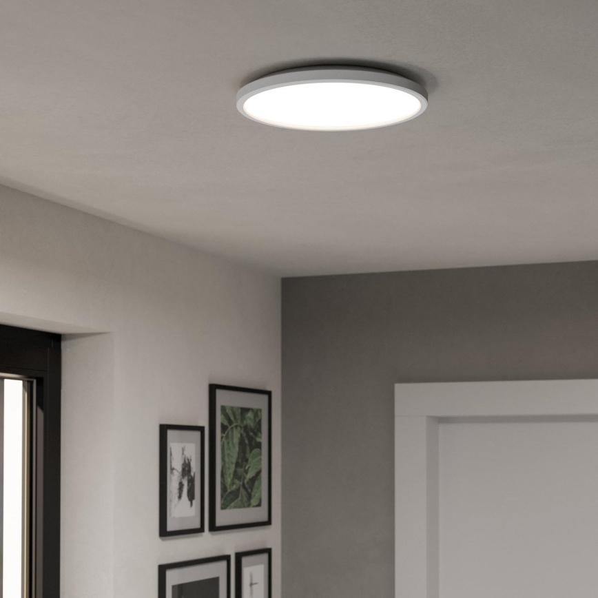 Eglo - Dimmbare LED-RGBW-Deckenleuchte für Badezimmer LED/13,9W/230V 2700-6500K d 30 cm IP44 weiß ZigBee