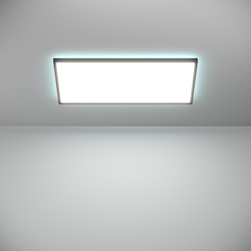 Eglo - Dimmbare LED-RGBW-Deckenleuchte für Badezimmer LED/17,2W/230V 2700-6500K 30x57cm IP44 schwarz ZigBee