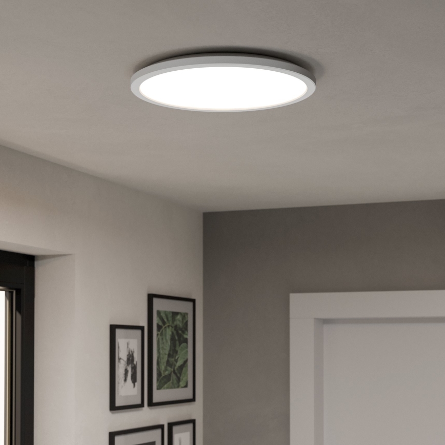 Eglo - Dimmbare LED-RGBW-Deckenleuchte für Badezimmer LED/18,5W/230V 2700-6500K d 38,9cm IP44 weiß ZigBee