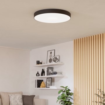 Eglo - dimmbare LED RGBW-Deckenleuchte, LED/36,5 W/230 V, 2700–6500 K, Ø 69 cm, schwarz