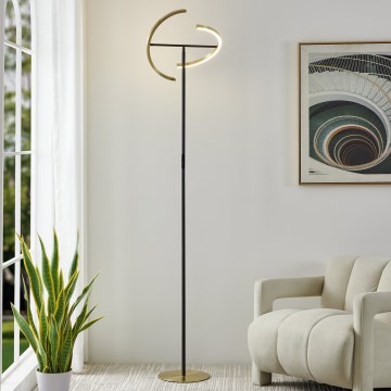 Eglo - dimmbare LED-Stehleuchte 2xLED/8,8W/230V gold/schwarz