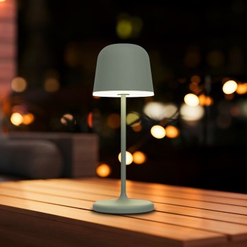 Eglo - Dimmbare, wiederaufladbare LED-Outdoor-Tischlampe mit Touch-Steuerung, 1,8W/5V, 2500/3000/4000K, 2500 mAh, IP54, grün