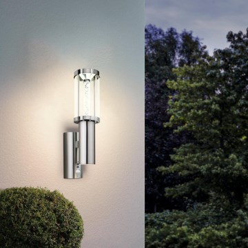 Eglo - Éclairage extérieur LED avec détecteur 1xGU10/3W + LED/3,7W IP44
