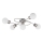Eglo/Edi Light 54686 - LED-Anbauleuchte 5xE14/6W/230V matt Chrom