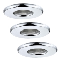 Eglo - ENSEMBLE 3x luminaire LED pour salle de bains IGOA LED/3,3W/230V IP44