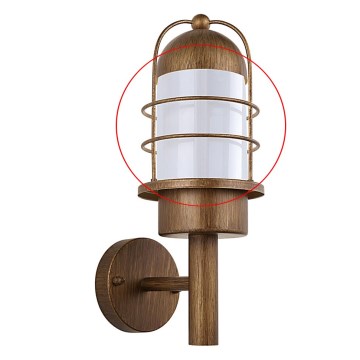 Eglo - Ersatzglas für Wandleuchte MINORCA d 10 cm