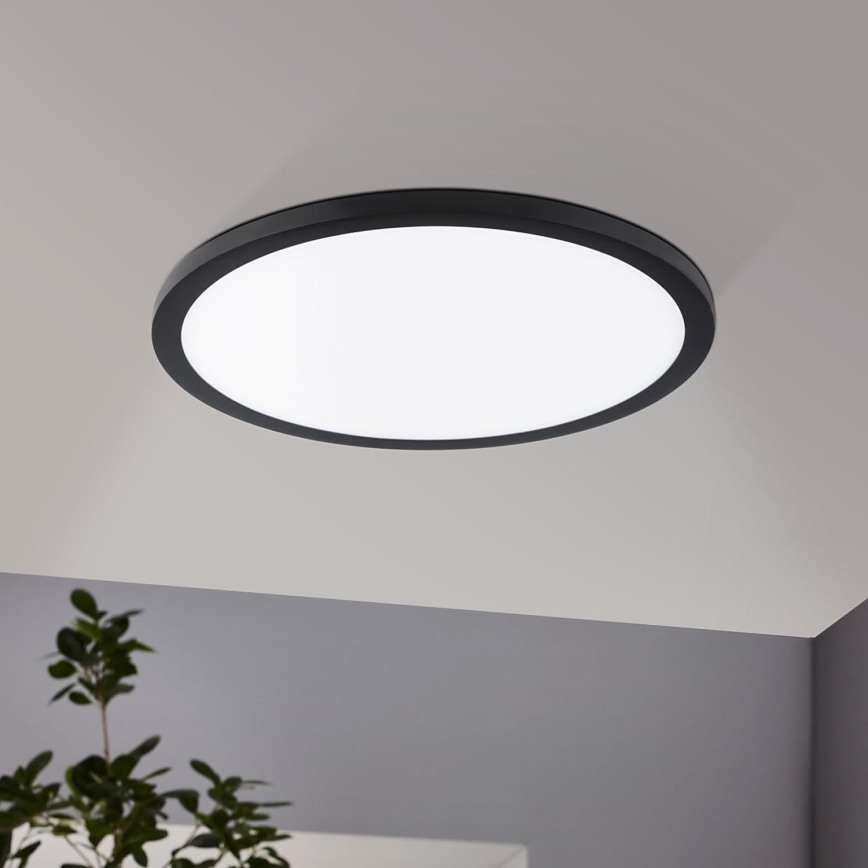 Eglo - Faretto da incasso a LED 22W/230V 3000K nero Ø 22,5 cm