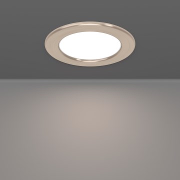 Eglo - Faretto da incasso LED RGBW dimmerabile per bagno LED/5W/230V 2700-6500K Ø 12 cm IP44 cromo opaco