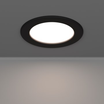 Eglo - Faretto da incasso per bagno LED/6,3W/230V 2700/4000/6500K Ø 11,9 cm IP44 nero