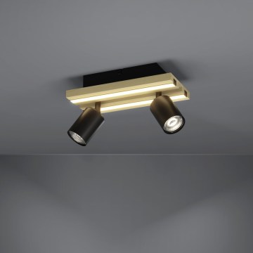 Eglo - Faretto LED 2xLED/2,2W/230V + 2xLED/1,2W + 2xLED/2W beige/nero