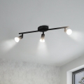 Eglo - Faretto LED 3xGU10/2,8W/230V 3000K nero