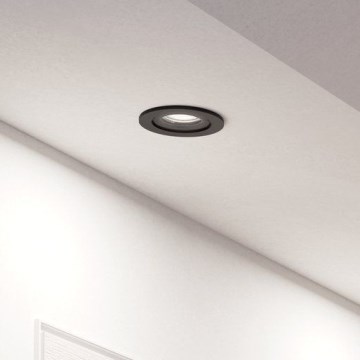 Eglo - Faretto LED da incasso 1xGU10/4,5W/230V nero