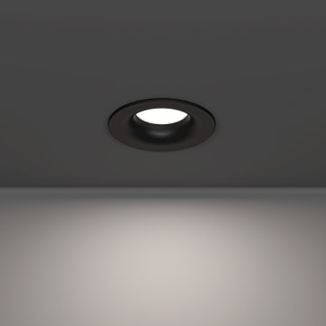 Eglo - Faretto LED da incasso per bagno LED/4,9W/230V 2700/4000/6500K Ø 8,8 cm IP65 nero