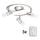 Eglo - Faretto LED MY CHOICE 3xE14/4W/230V  cromo opaco/bianco